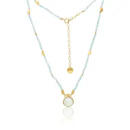 Gem Necklace, blue