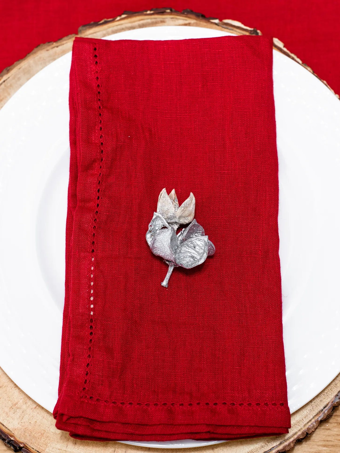 Red Linen Napkins