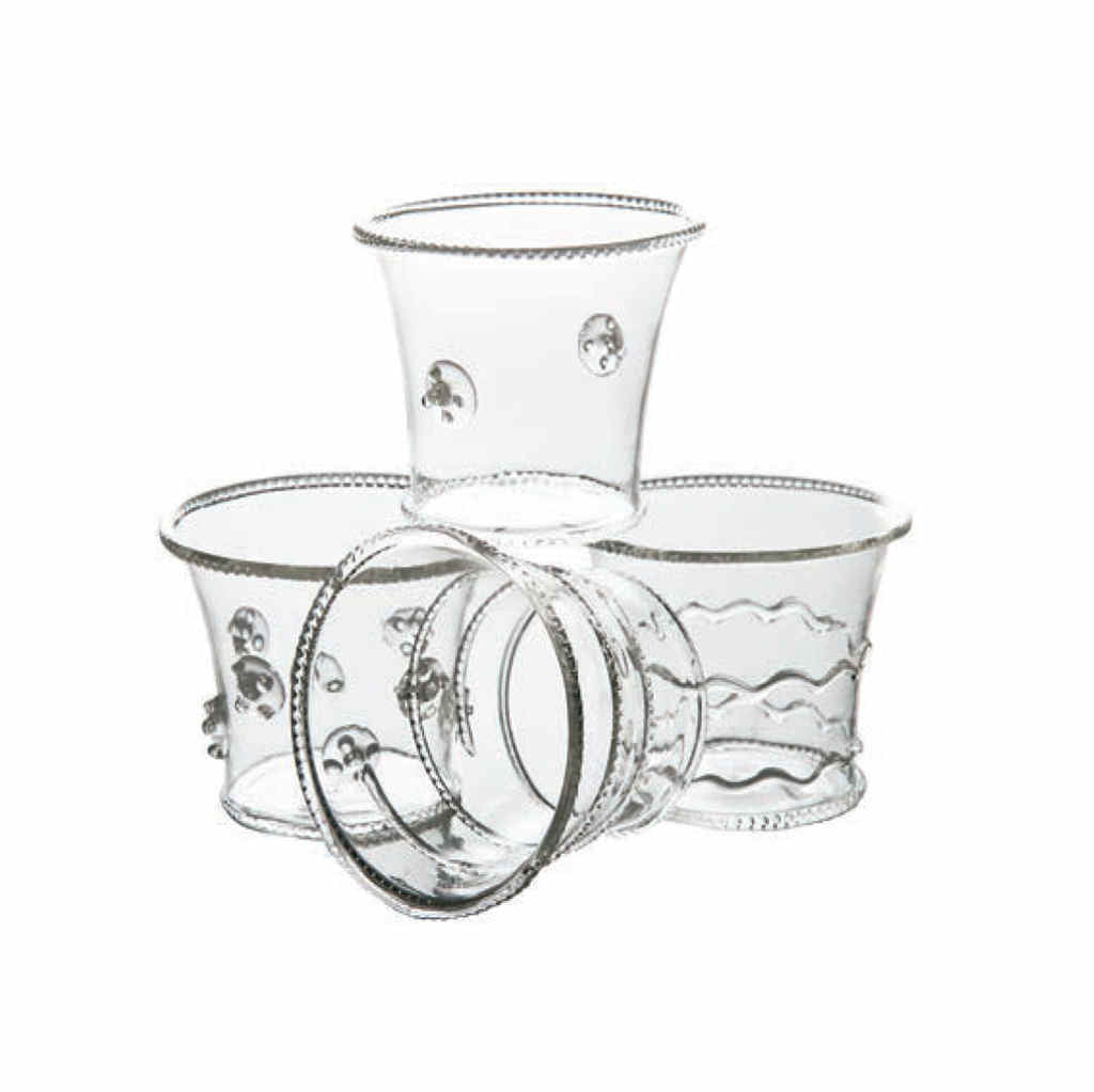 Glass Votives, Set of 4