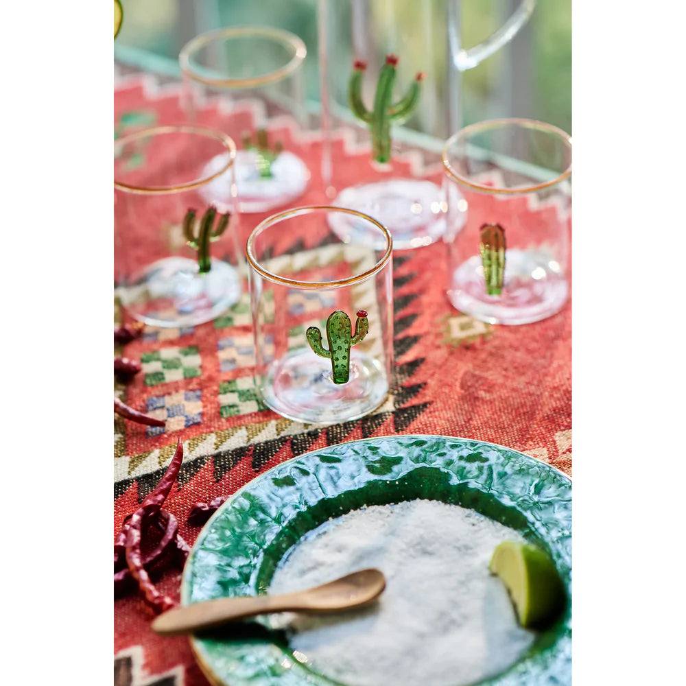 Cactus Cocktail Glasses, Set of 4