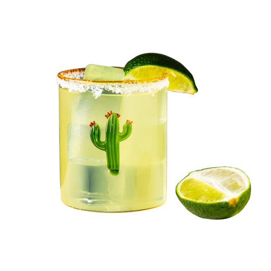 Cactus Cocktail Glasses, Set of 4
