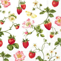Strawberry Cocktail Napkins