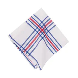 Blue and Red Plaid Napkins