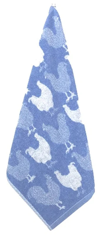 Chicken Towel, Blue