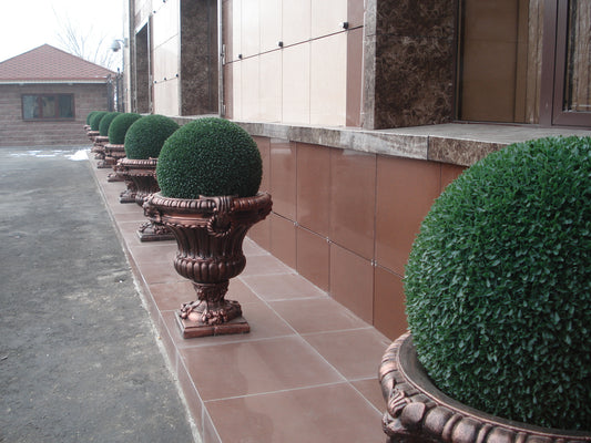 Boxwood Ball, 16” - GET BOX FOR EACH FROM RIGHT OF FRIDGE!