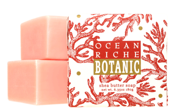 Wrapped Soap with shea butter and cocoa butter, square, 6.35 oz