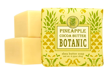 Wrapped Soap with shea butter and cocoa butter, square, 6.35 oz
