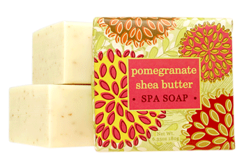 Wrapped Soap with shea butter and cocoa butter, square, 6.35 oz