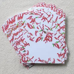Winter Berry Placecards, place cards
