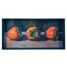 3 Persimmon Art Tray, three