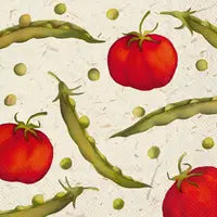 Tomato and Beans Napkins