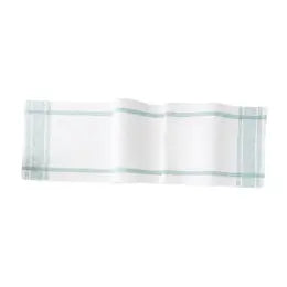 Table Runner striped, stripe, rose trellis jacquard