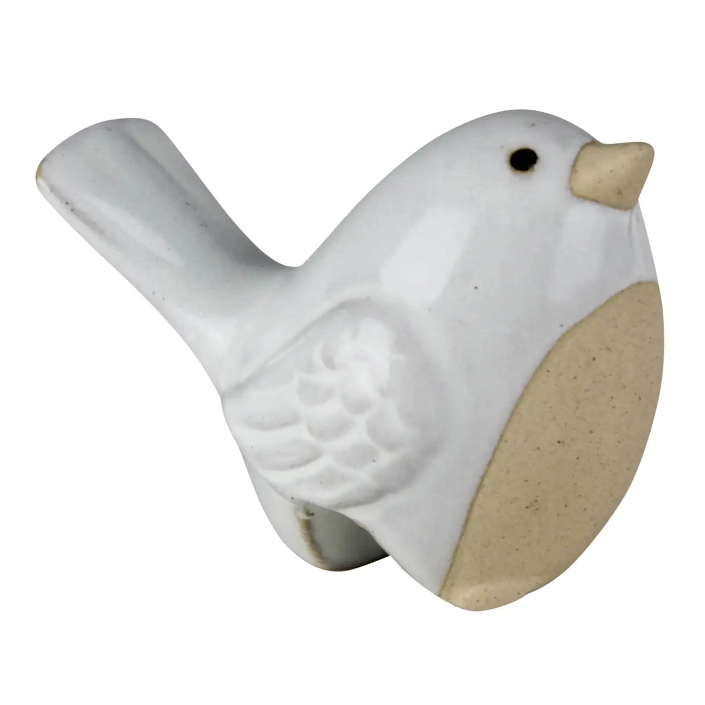 Perched Bird for Pot, ceramic