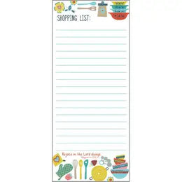 Groovy Kitchen List Pad, note, notepad