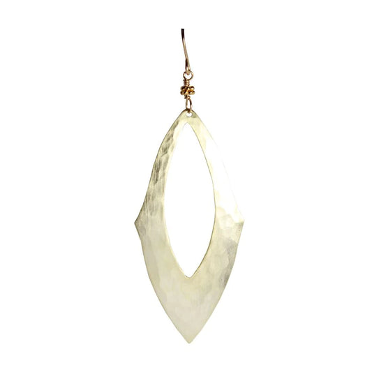 Champagne Oval Drop Earrings