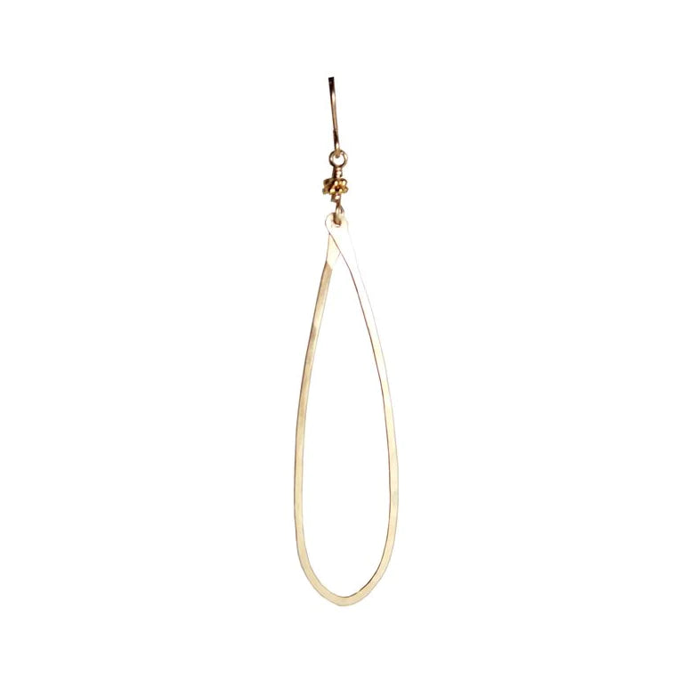Gold Teardrop Earrings