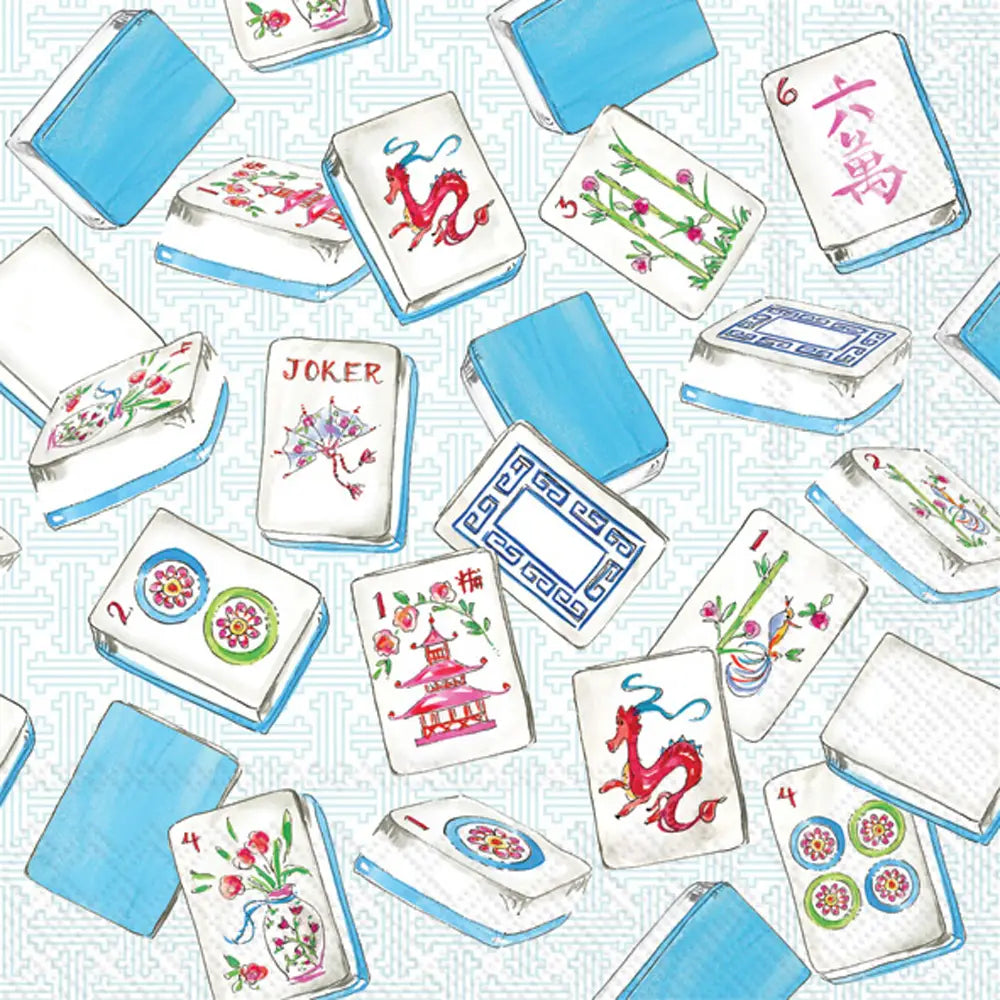 Majong Cocktail Napkins