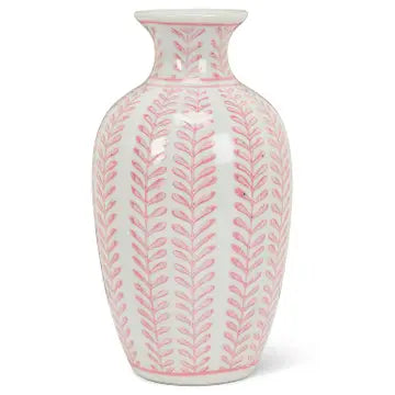 Red and White Vase