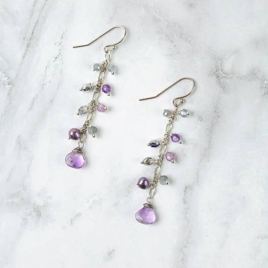 Reflections Amethyst Earrings