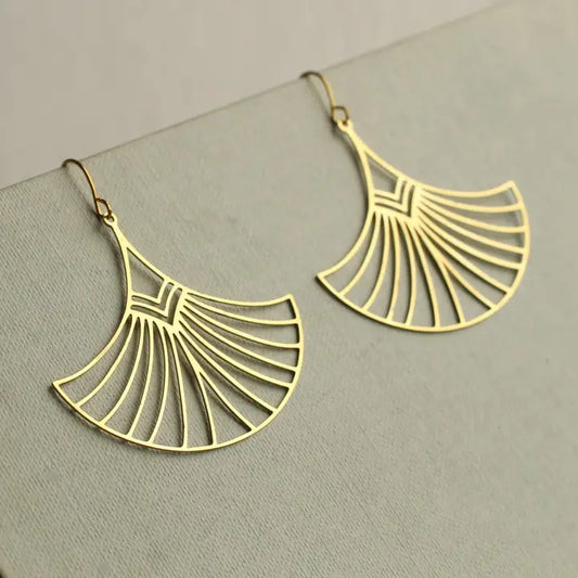 Aztec Fan Earrings
