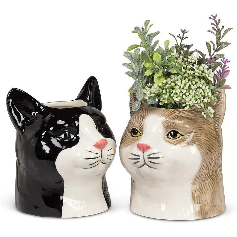 Cat Planter, 5"