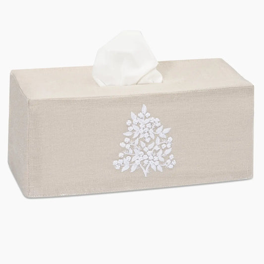 Rectangular Linen Tissue Box Cover