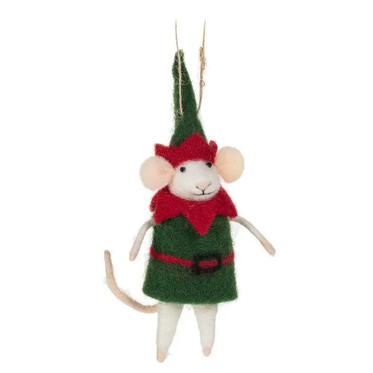 Elf Mouse Ornament