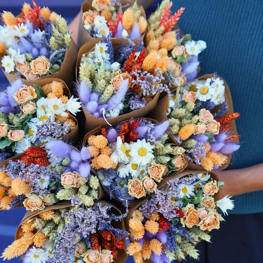 Lavender Peach Dried Flowers