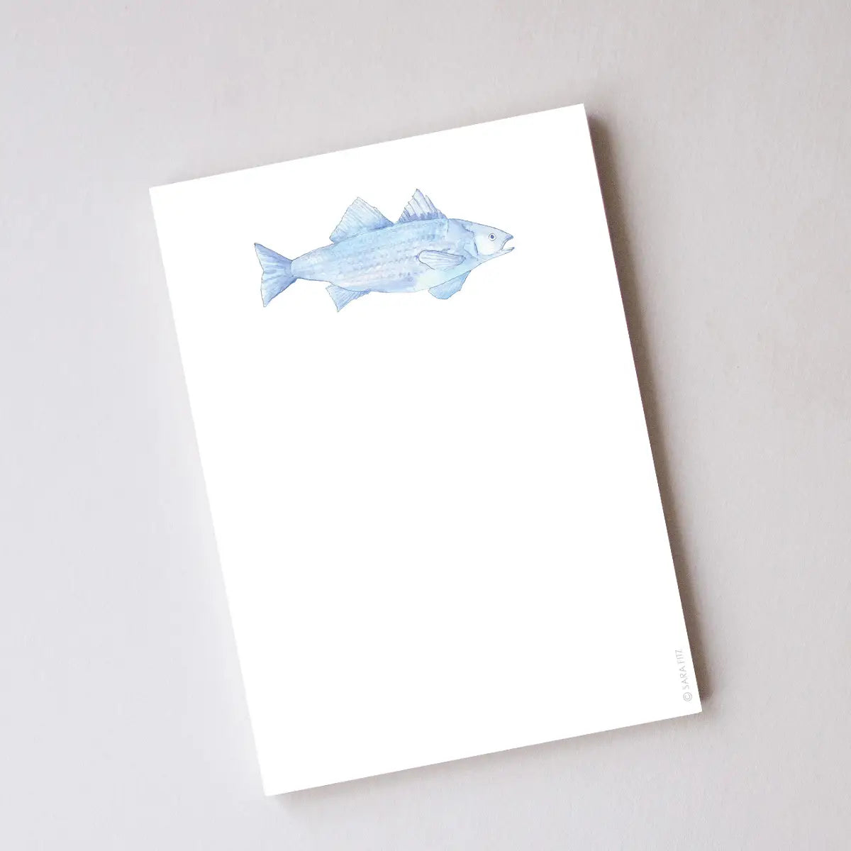 Blue Fish Notepad, note pad