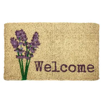 Lavender Doormat, Welcome