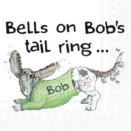 Bells On Bob's Tail Ring Cocktail Napkins