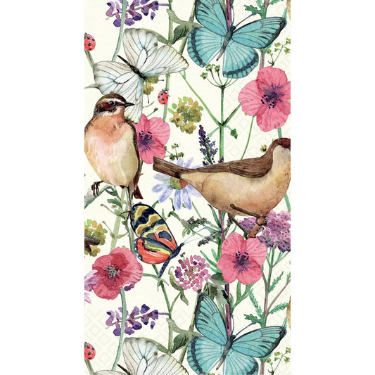 Birds in Spring Guest Towels