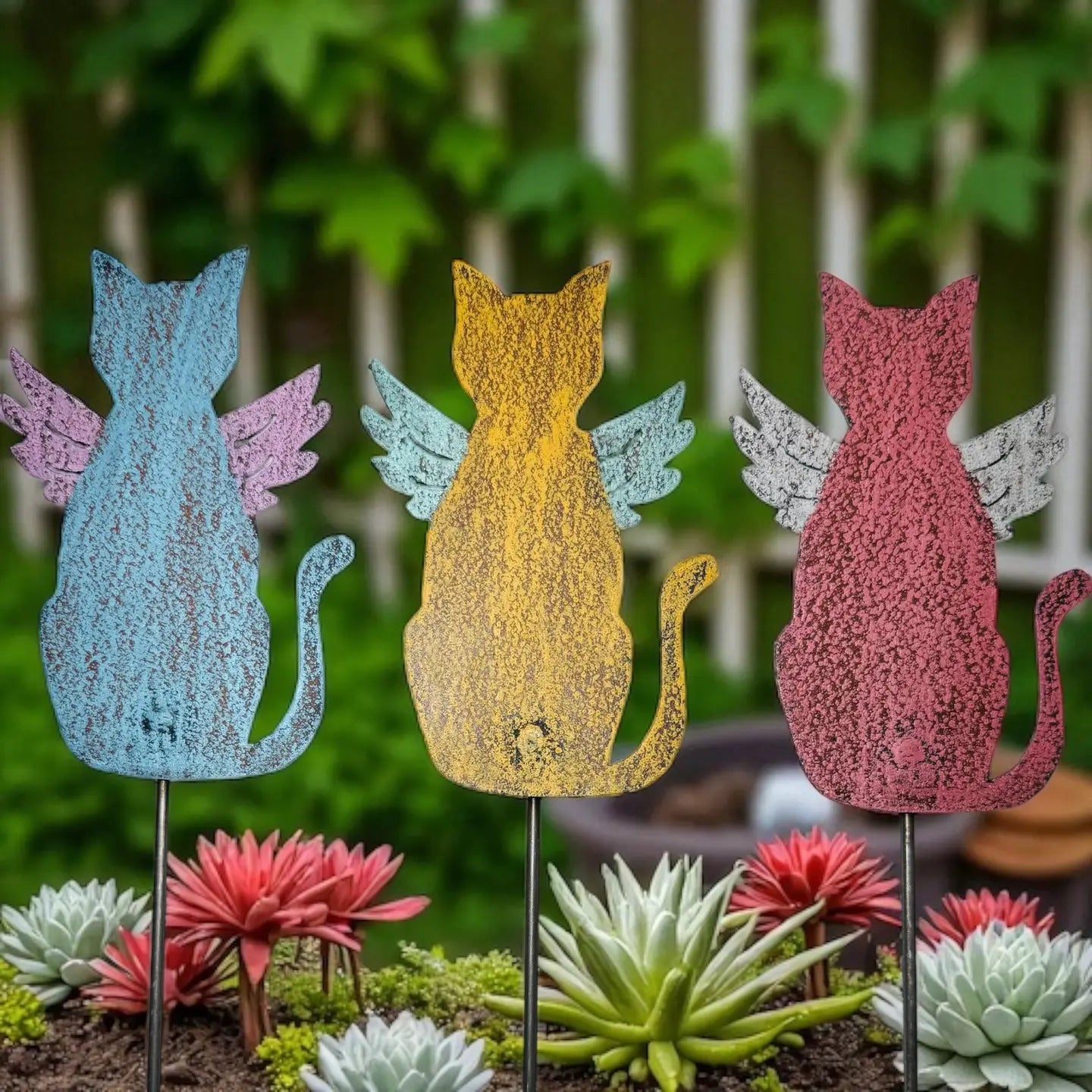 Cat Plant Stake