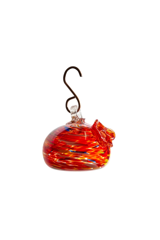 Glass Hummingbird Feeder
