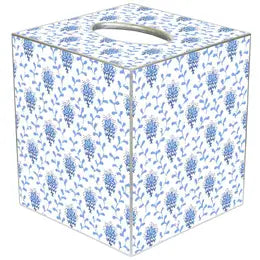 Blue Provencial  Print Tissue Box Cover