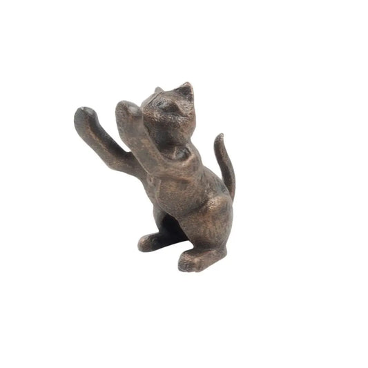 Cat Copper Door Stop, 5"