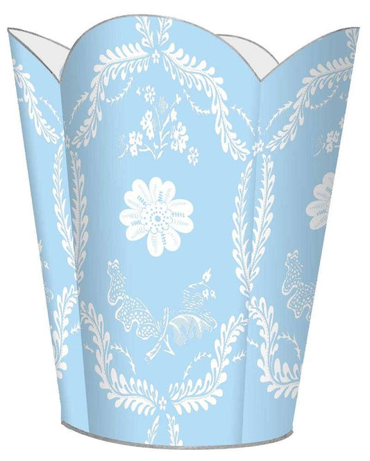 Blue Provencial Wastepaper Baskets