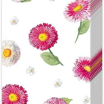 Bellies Flower Tissues, red, pink, white