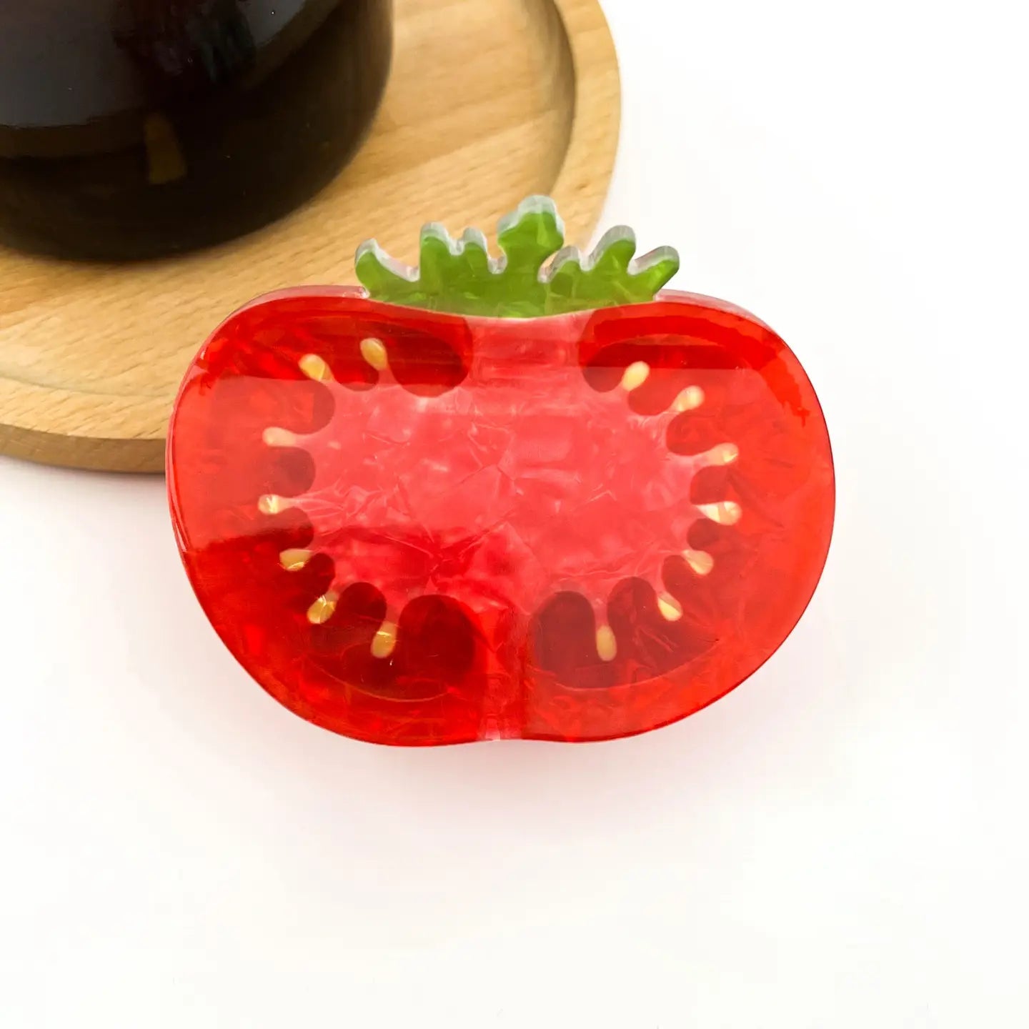 Tomato Hair Claw, clip