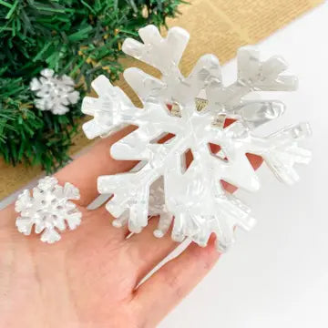 Snow Flake Hair Clip