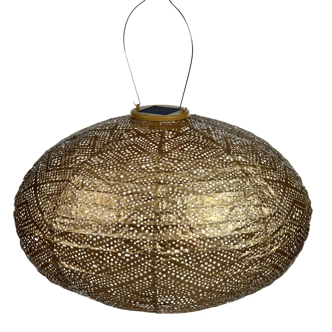 Oval  Ikat Lantern