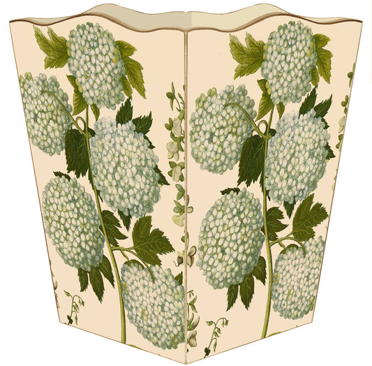 Pale Hydrangea Wastepaper Basket