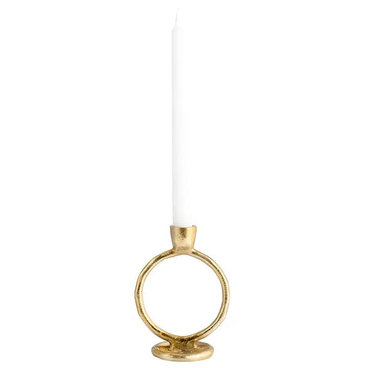Golden Circle Candle Holder