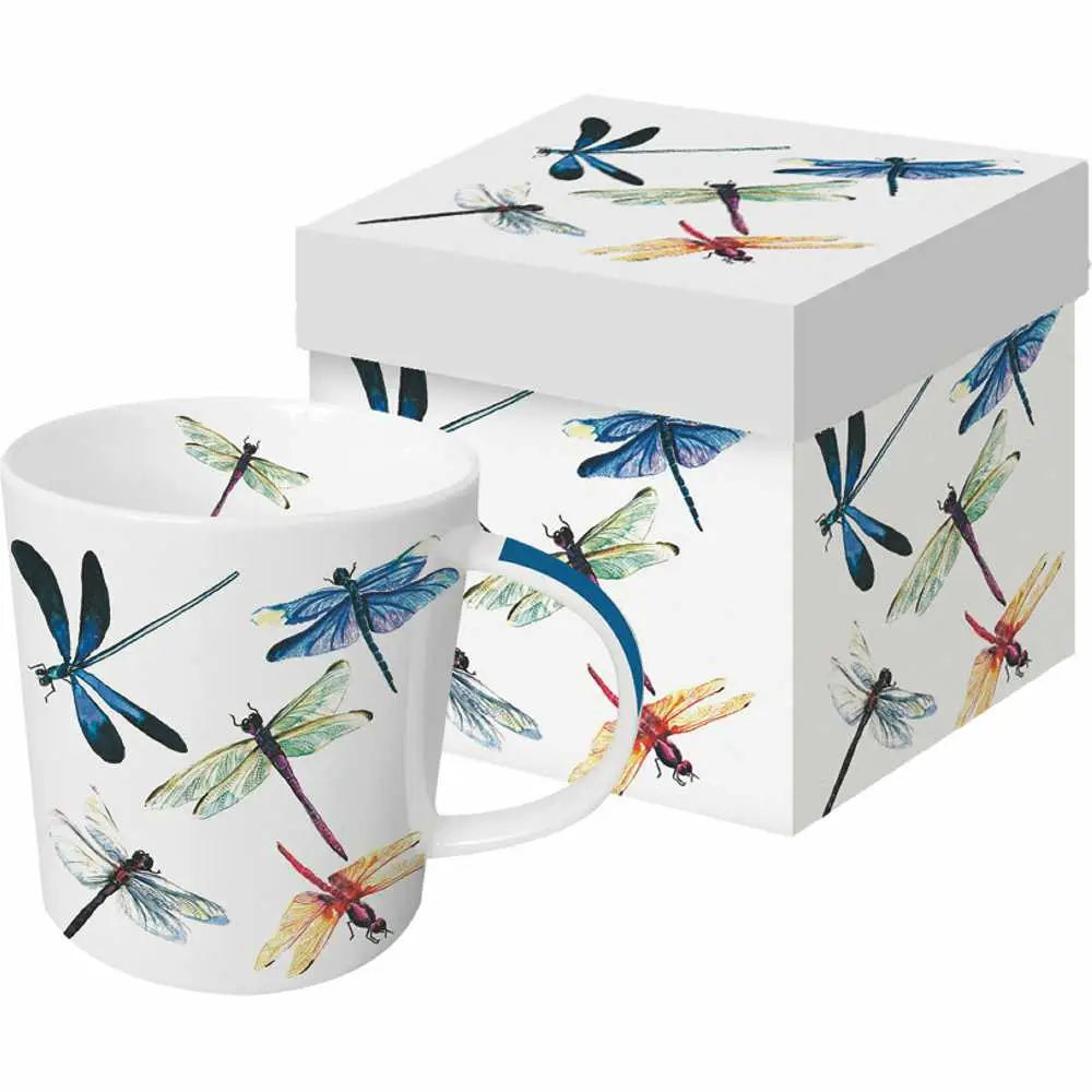 Mugs.......Birds ,Squirrel and Dragonfly