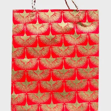 Crane Gold/Red Bag