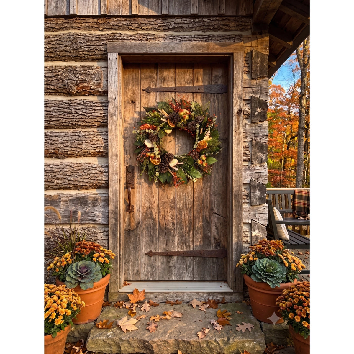 Country Citrus Wreath