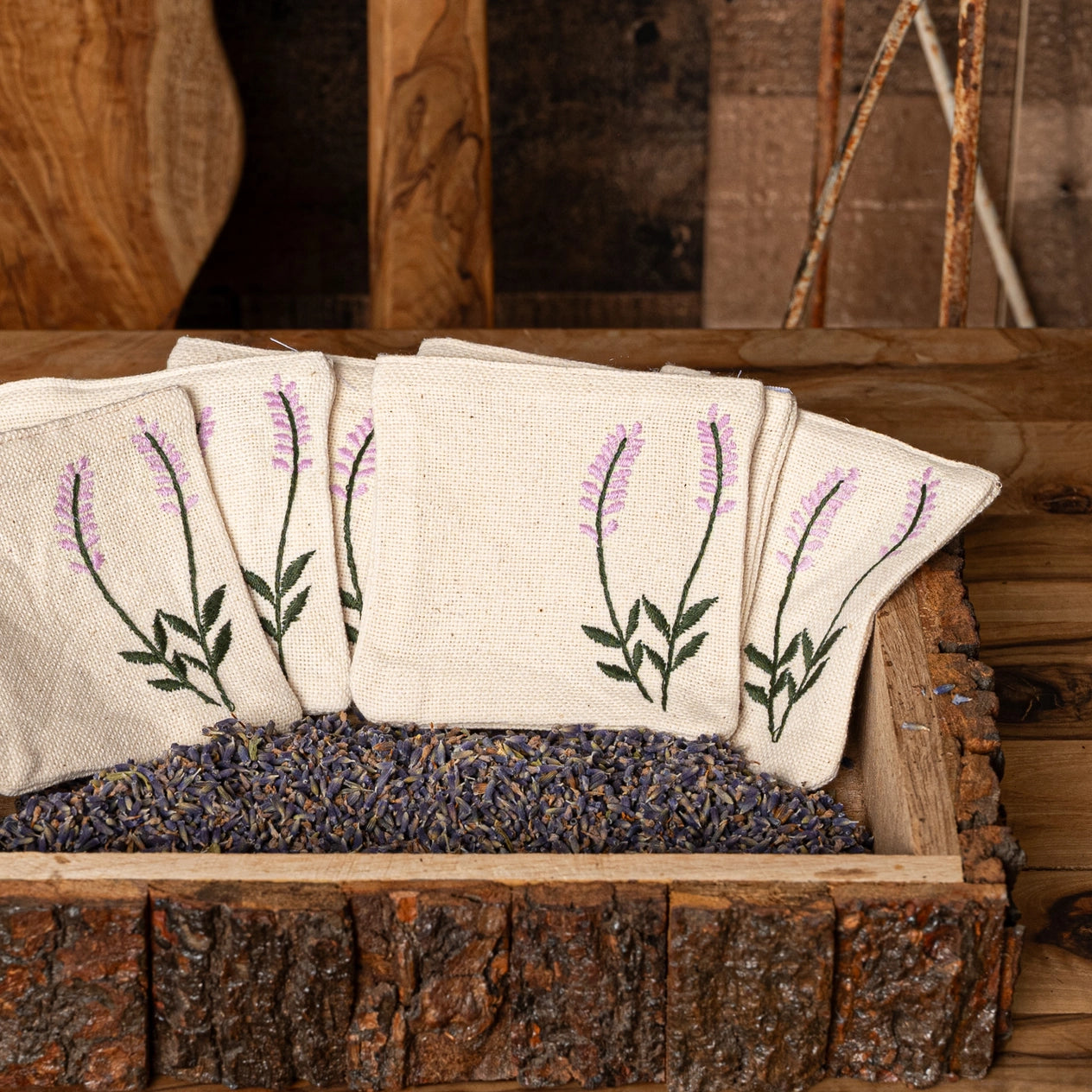 Lavender Sachet, bunch, square