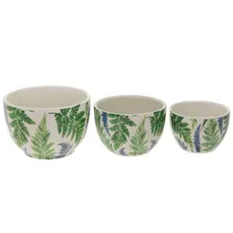 Fern Bowls, Set of 3