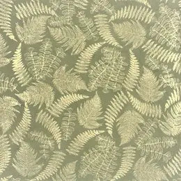 Fern, Green and Cream paper