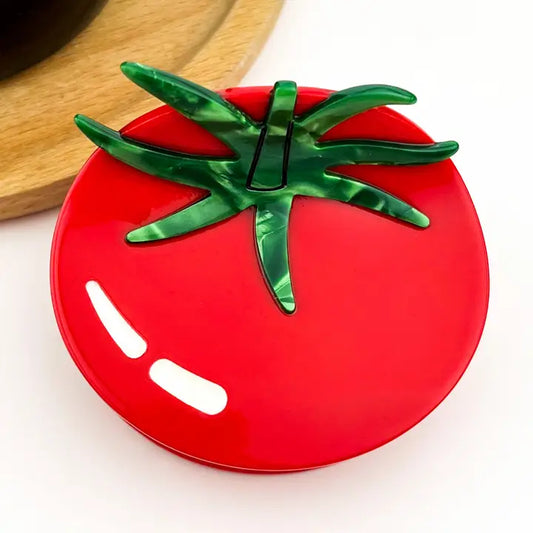 Tomato Hair Claw, clip